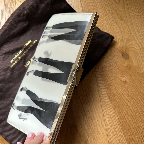 Kate Spade New York “Disco Nap” Dancing Legs Clutch - Picture 4 of 6